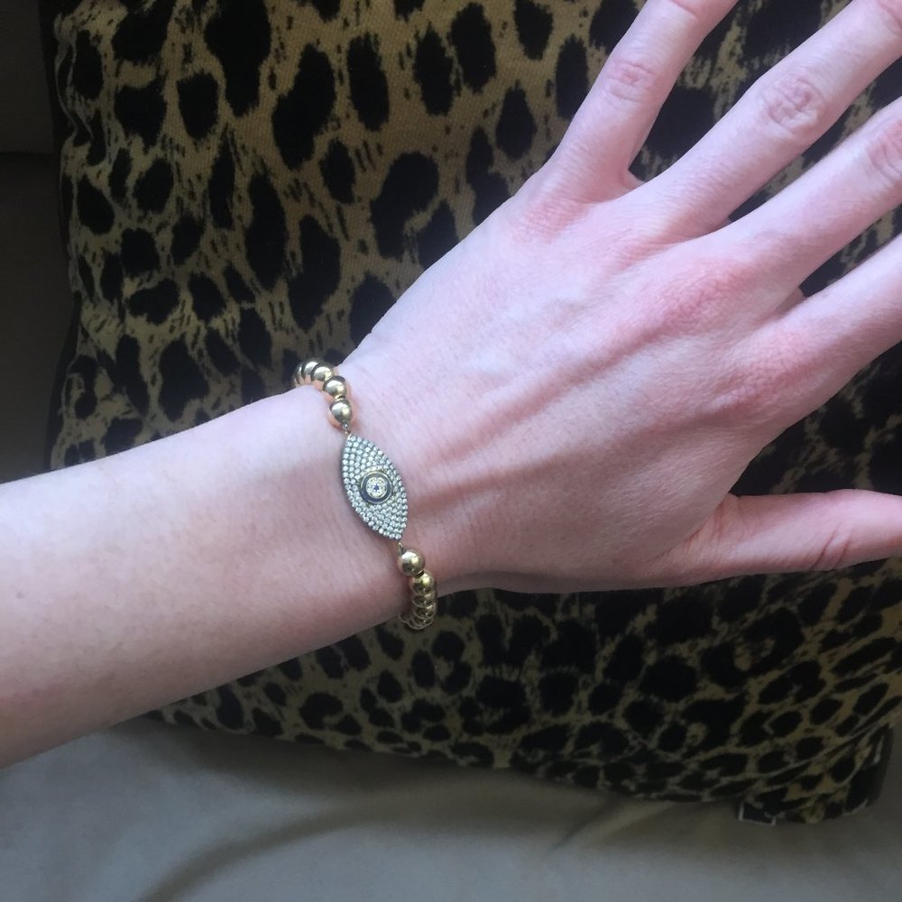 Evil Eye Charm Bead Necklace